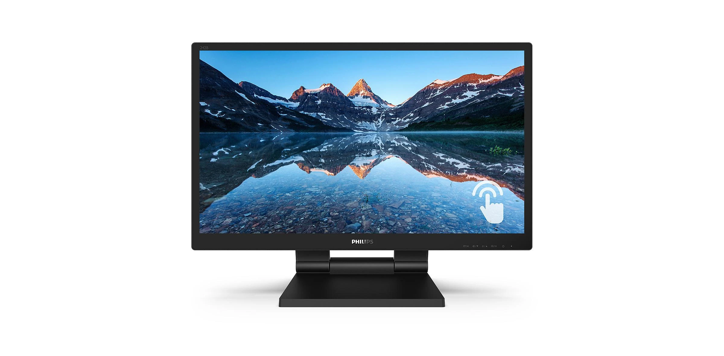 Monitorius Philips 242B9T/00 23.8", Juodos spalvos