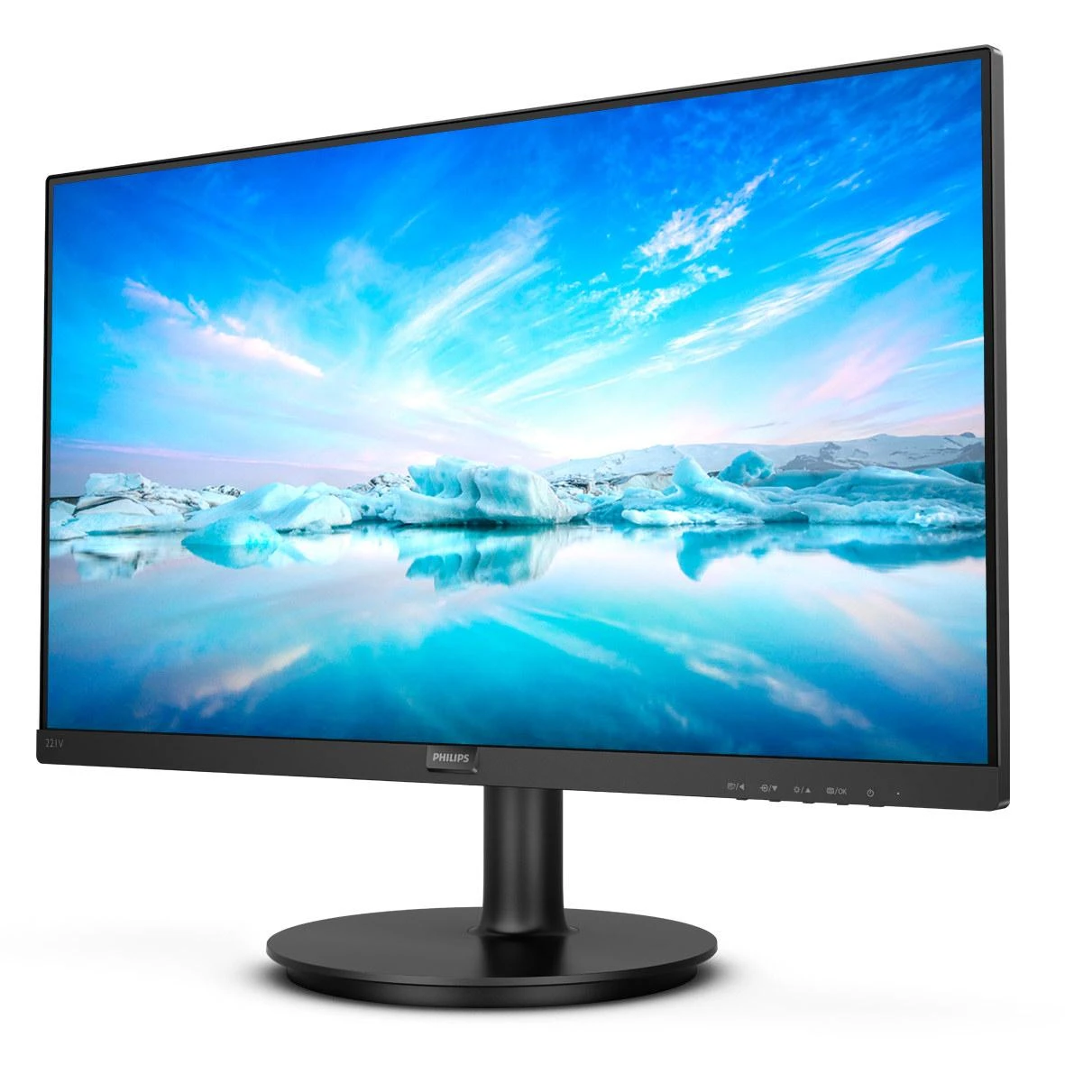 Monitorius Philips V Line 221V8/00 21,5" (54,6 cm), Juodos spalvos