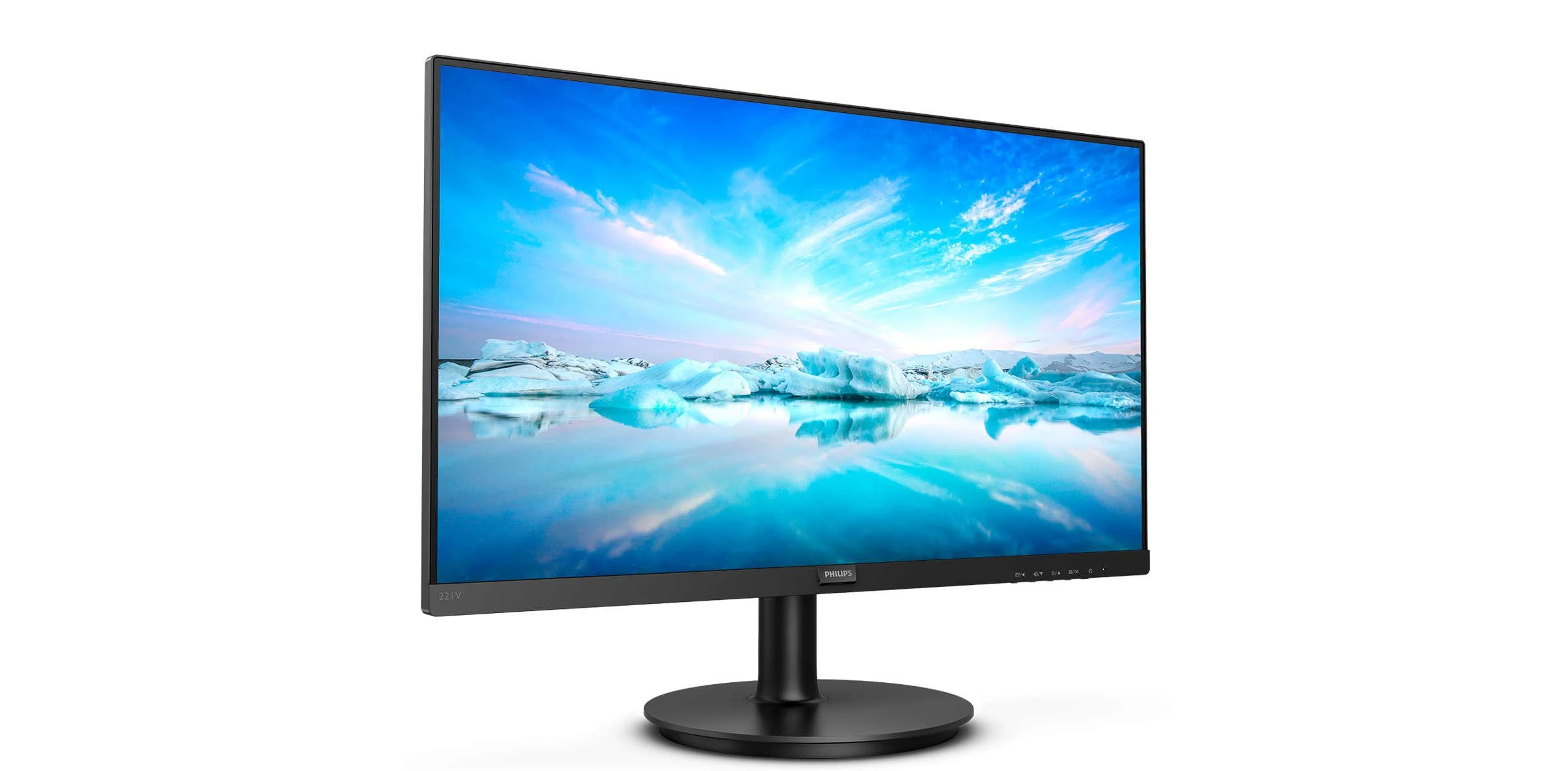 Monitorius Philips V Line 221V8/00 21,5" (54,6 cm), Juodos spalvos