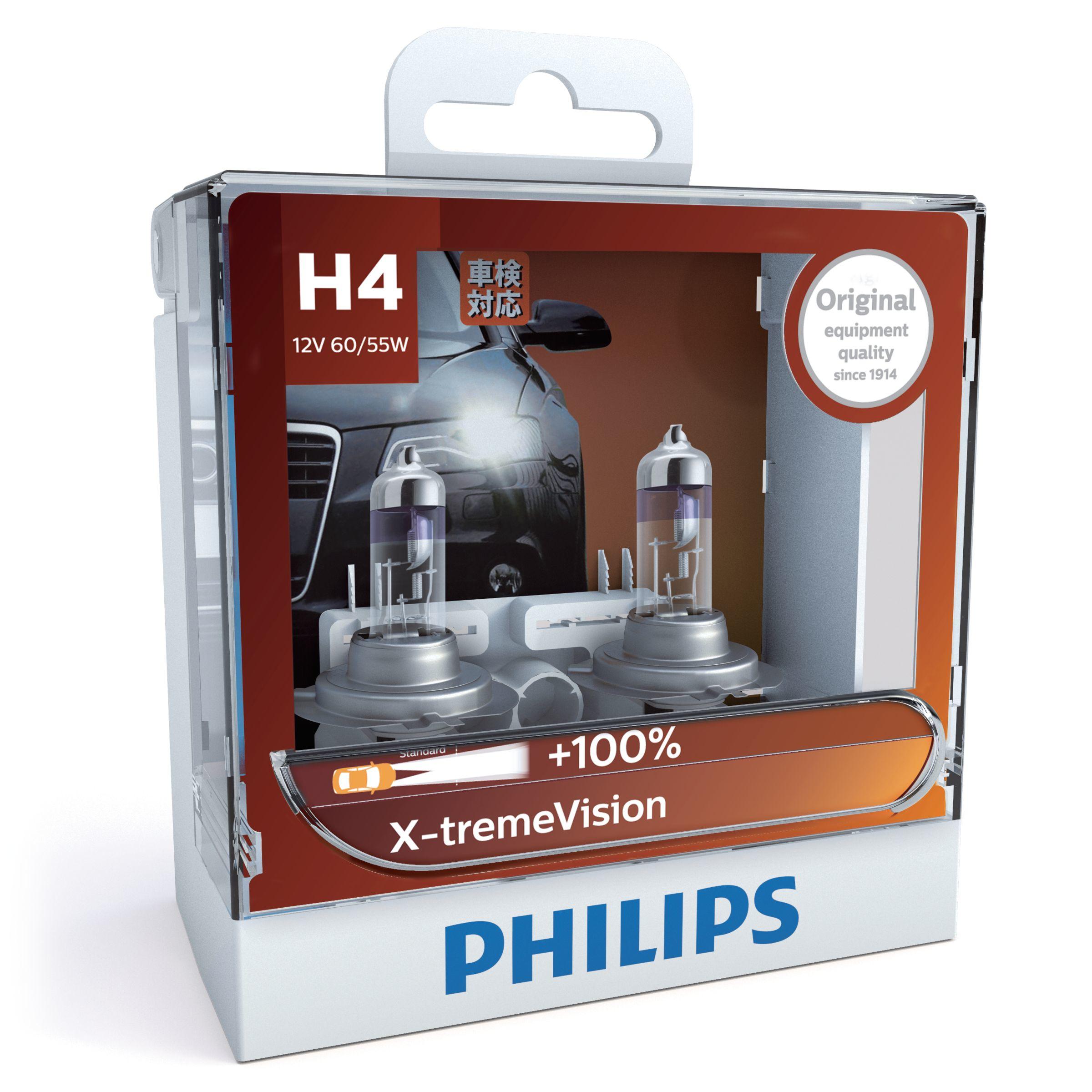 Philips X-tremeVision 12342XVS2 automobilio lemputė H4 60 W Halogenas ...