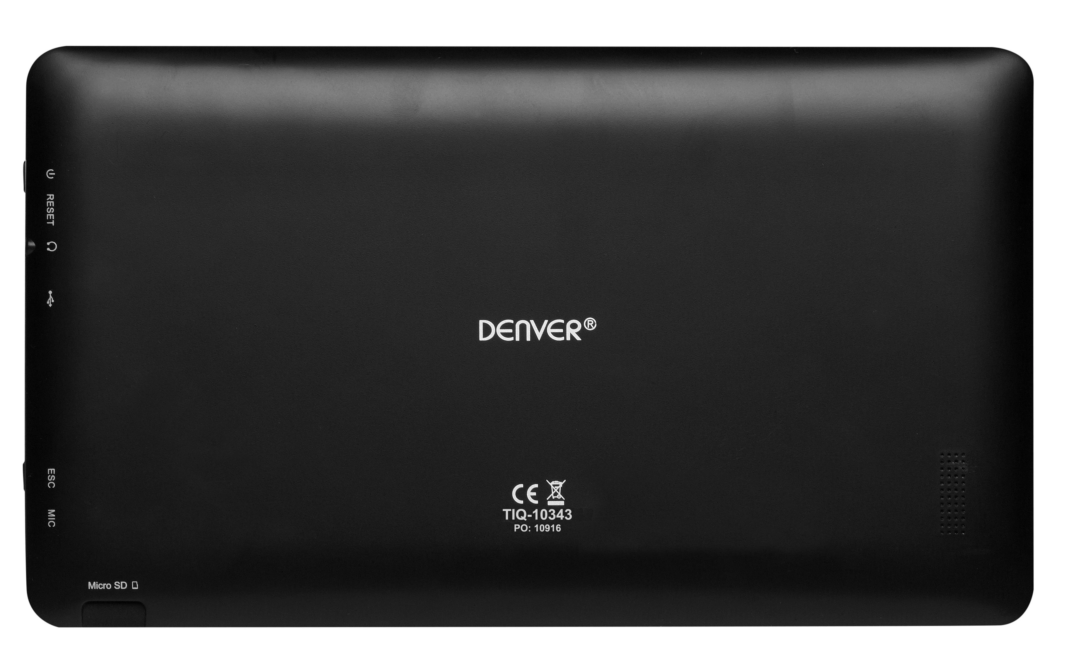 Planšetė Denver TIQ-10394 25,6 cm (10,1") 1 GB 32 GB Wi-Fi 4 (802.11n) Suderinamas su Android 8.1 Go leidimu