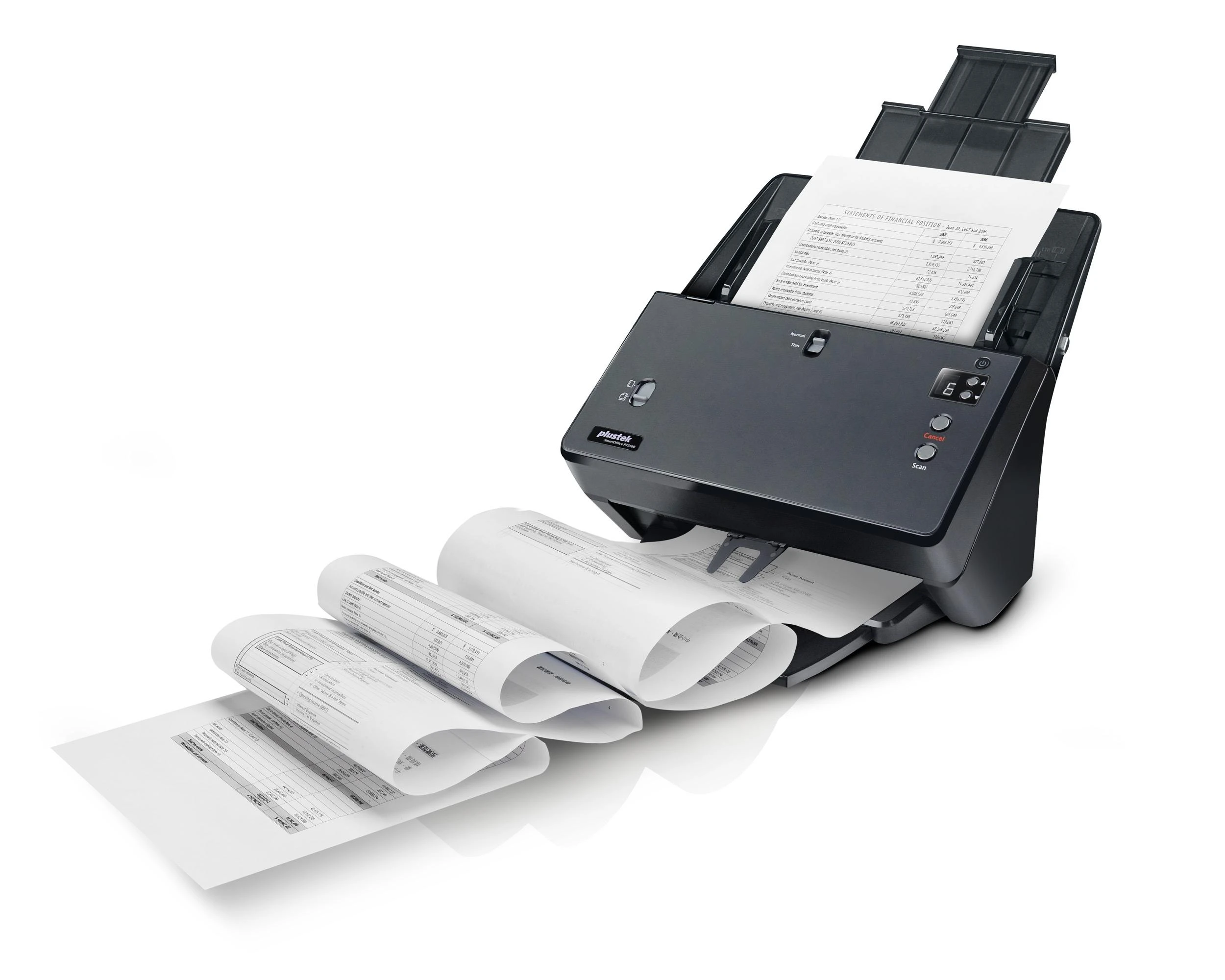 Plustek SmartOffice PT2160 600 x 600 DPI ADF skeneris Juoda A3