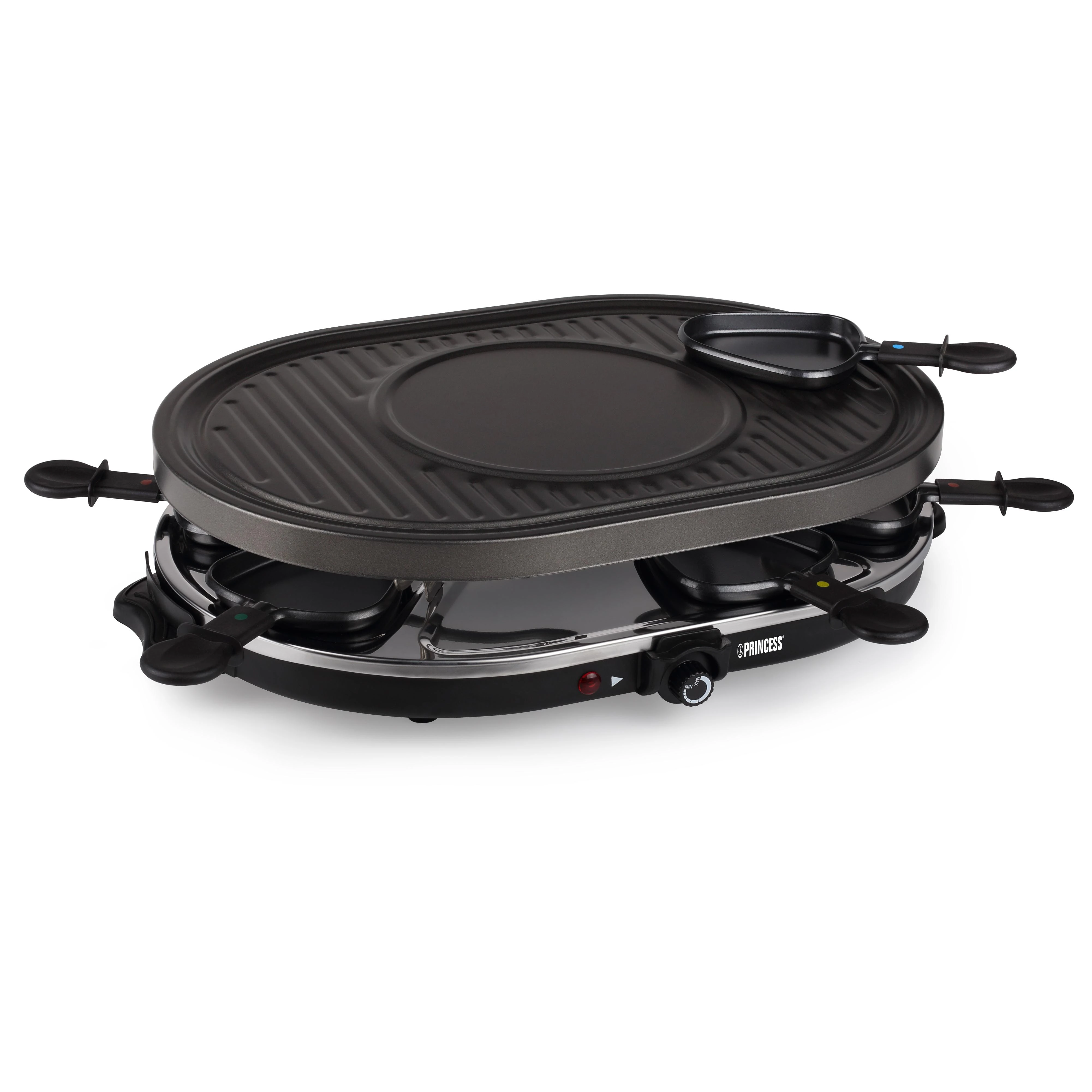 Princess 162700 8 žmogus (žmon.) Juoda, Nerūdijančiojo plieno 1200 W