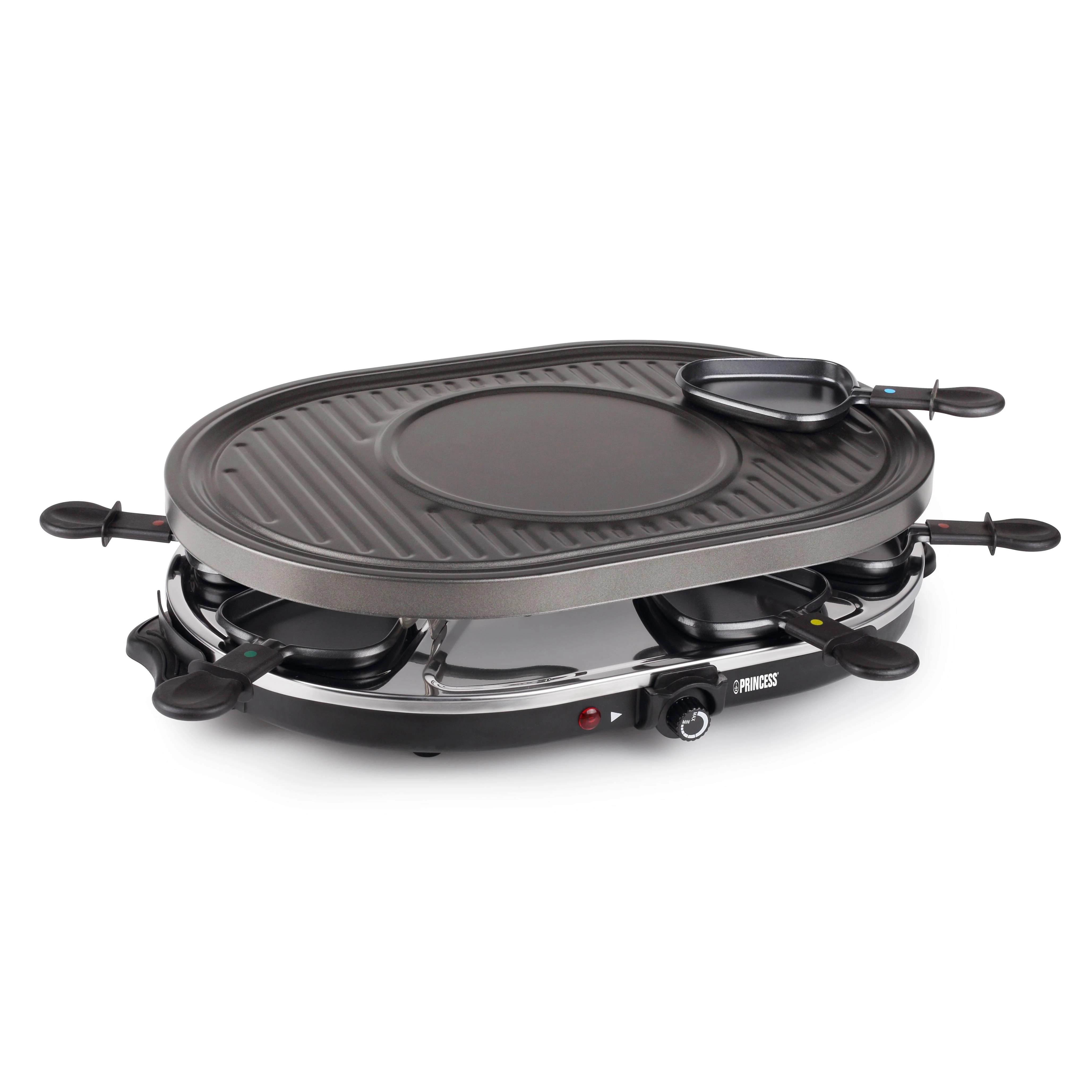 Princess 162700 8 žmogus (žmon.) Juoda, Nerūdijančiojo plieno 1200 W