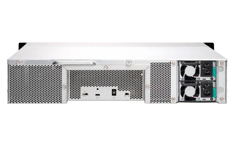 Serveris QNAP TL-R1200C-RP saugojimo diskų korpusas 2.5/3.5" HDD / SSD aptvaras Juoda, Pilka