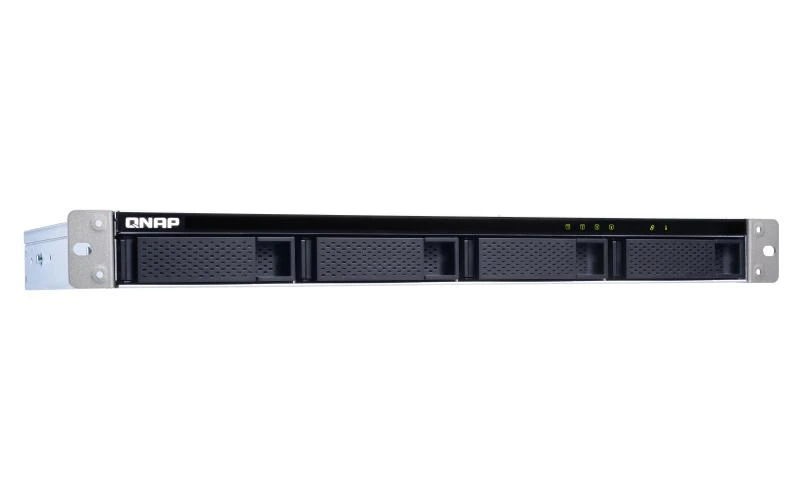 Serveris QNAP TL-R400S saugojimo diskų korpusas 2.5/3.5" HDD / SSD aptvaras Juoda, Pilka