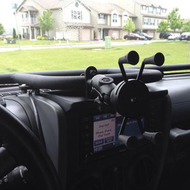 Ram Mounts Ram Montuoja RAM RAIL U-BOLT MOUNT UNIVERSALUS RAM X-GRIP