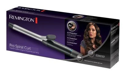 Remington CI 5519 plaukų formavimo šukos Garbanojimo lazdelė Šiltas Juoda, Pilka