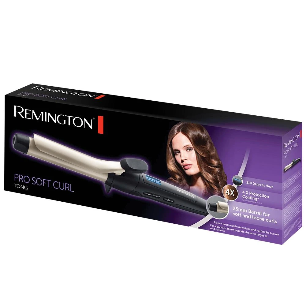 Curling iron for hair REMINGTON Pro Soft Curls CI6325 (juodos spalvos)