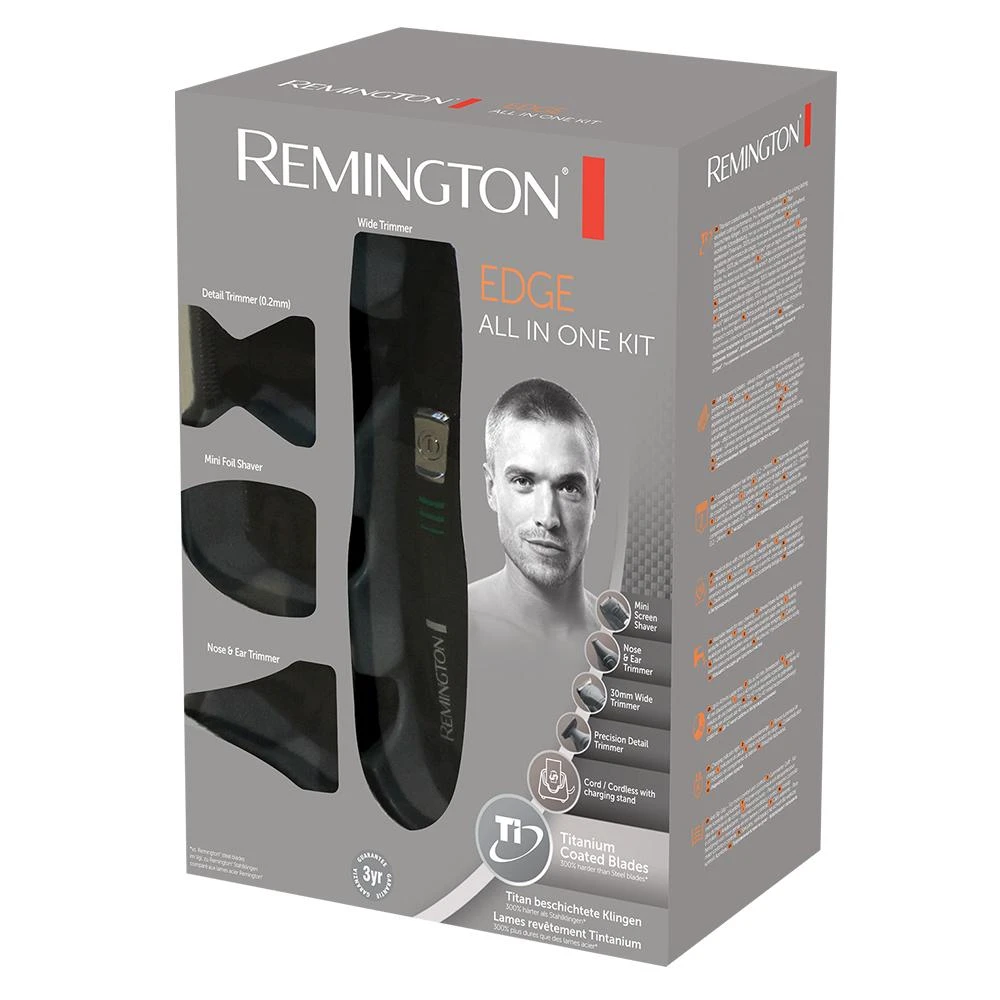Remington "Edge" Plaukų kirpimo rinkinys PG6030, Juodas