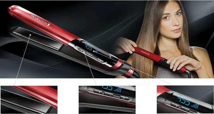 Tiesinimo žnyplės for hair REMINGTON S9600 (46W, red color)