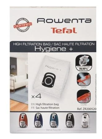 Rowenta ZR200520 Cilindrinis dulkių siurblys Dulkių maišas