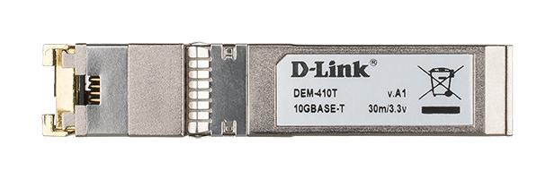 Šakotuvas D-Link DEM-410T tinklo siųstuvų-imtuvų modulis Varis 10000 Mbit/ai SFP+