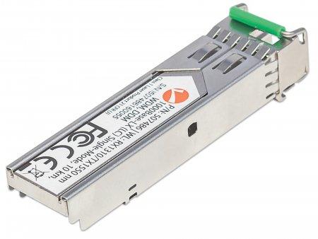 Šakotuvas Intellinet 507486 tinklo siųstuvų-imtuvų modulis Optinis pluoštas 1000 Mbit/ai SFP