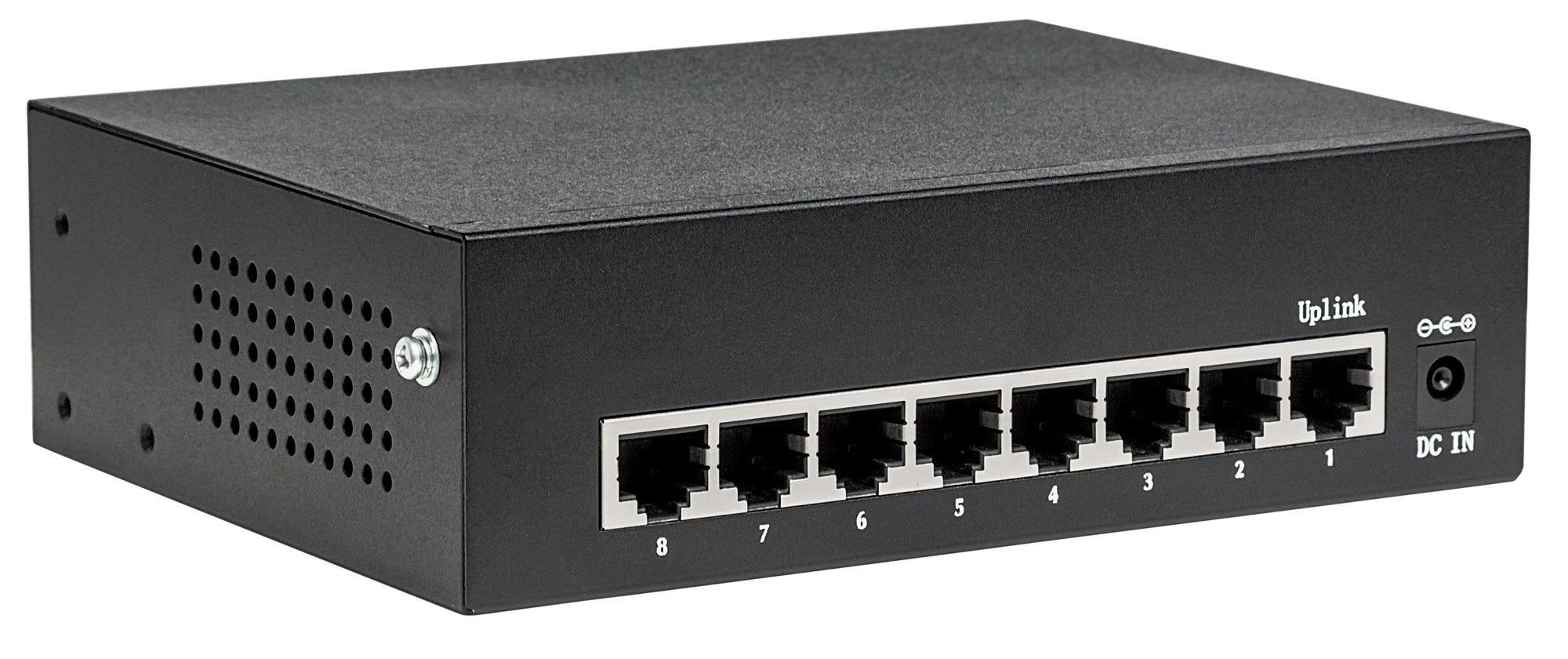 Šakotuvas Intellinet 561204 tinklo komutatorius Valdomas Gigabit Ethernet (10/100/1000) Juoda Maitinimas per Eternetą (PoE)