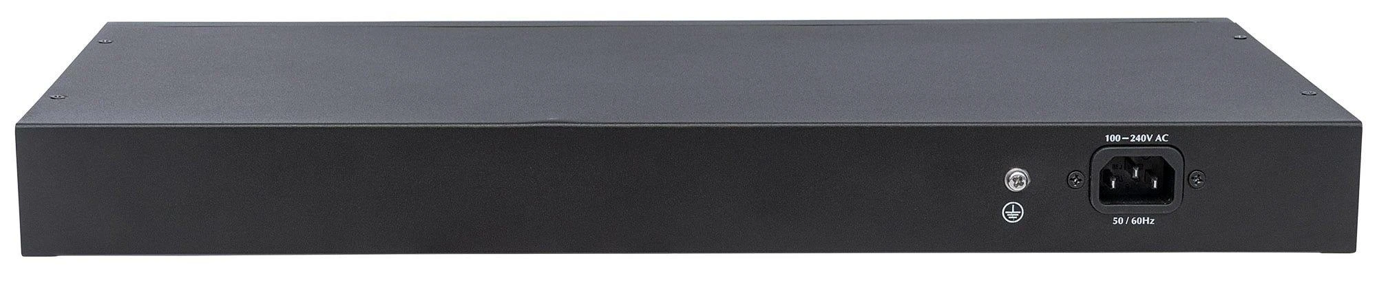 Šakotuvas Intellinet 561242 tinklo komutatorius Ne-valdomas Gigabit Ethernet (10/100/1000) Juoda 1U Maitinimas per Eternetą (PoE)