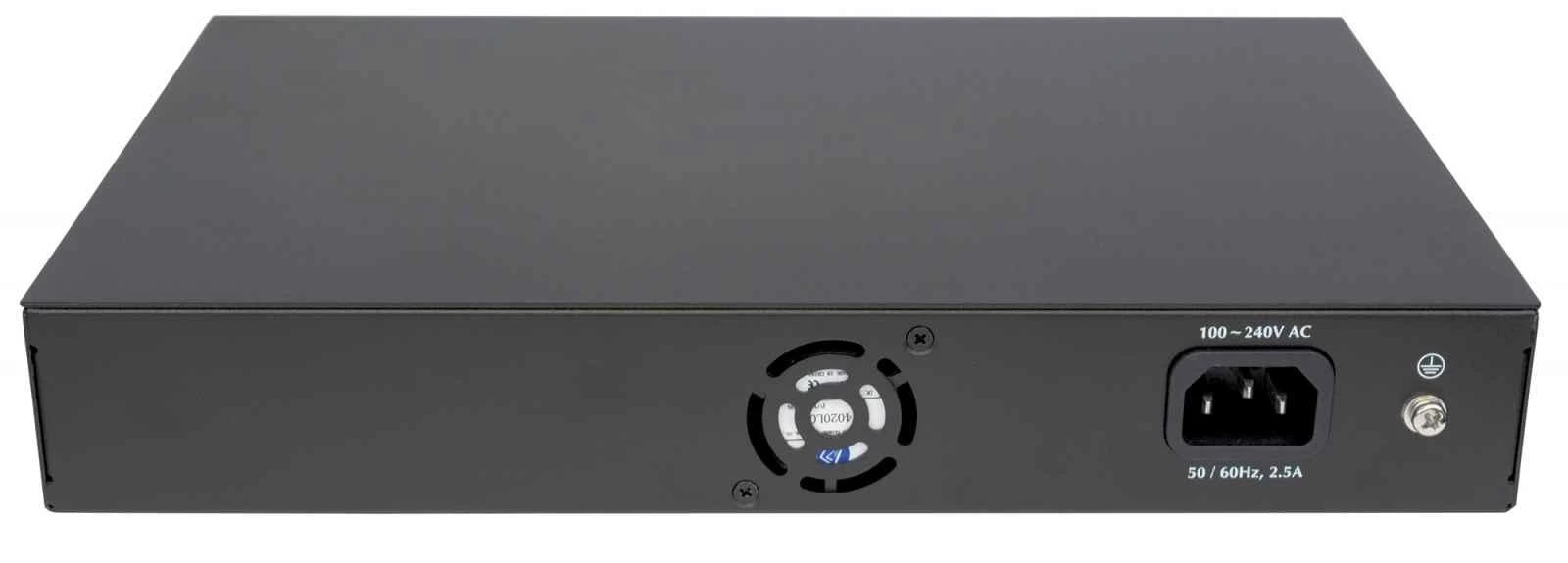 Šakotuvas Intellinet 561303 tinklo komutatorius Gigabit Ethernet (10/100/1000) Juoda Maitinimas per Eternetą (PoE)
