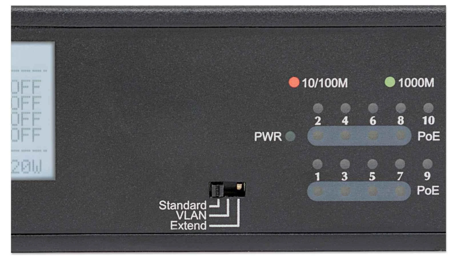 Šakotuvas Intellinet 561303 tinklo komutatorius Gigabit Ethernet (10/100/1000) Juoda Maitinimas per Eternetą (PoE)
