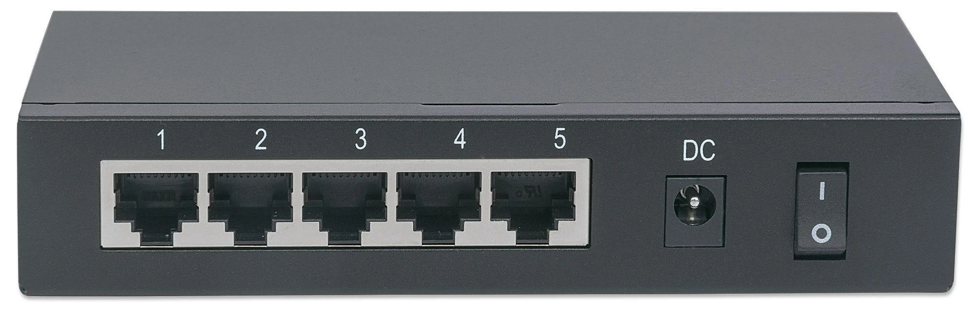 Šakotuvas Intellinet PoE-Powered 5x Gigabit Gigabit Ethernet (10/100/1000) Juoda Maitinimas per Eternetą (PoE)