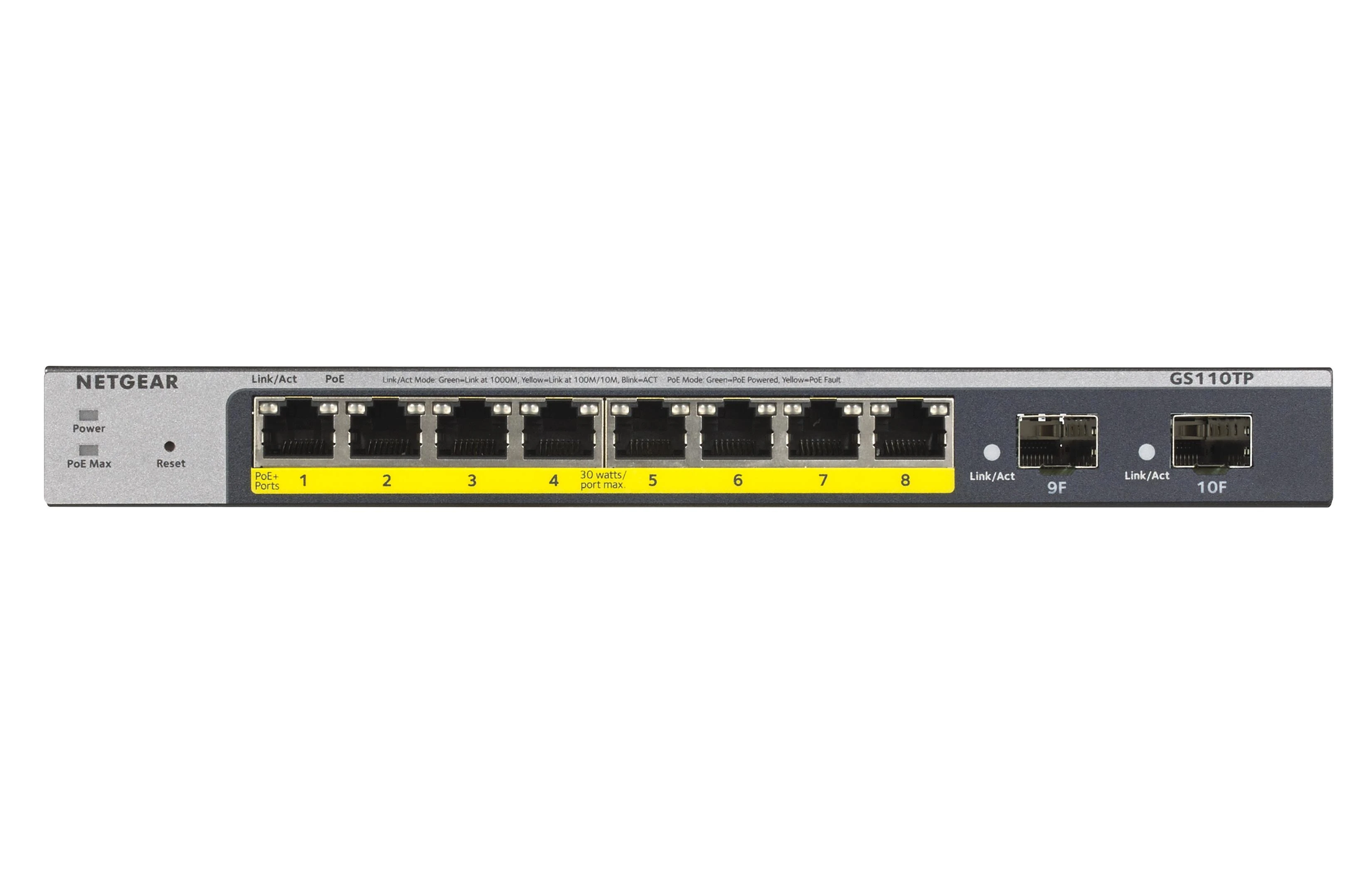 Šakotuvas NETGEAR 10 prievadų Gb Smart Managed Pro Switch m. PoE