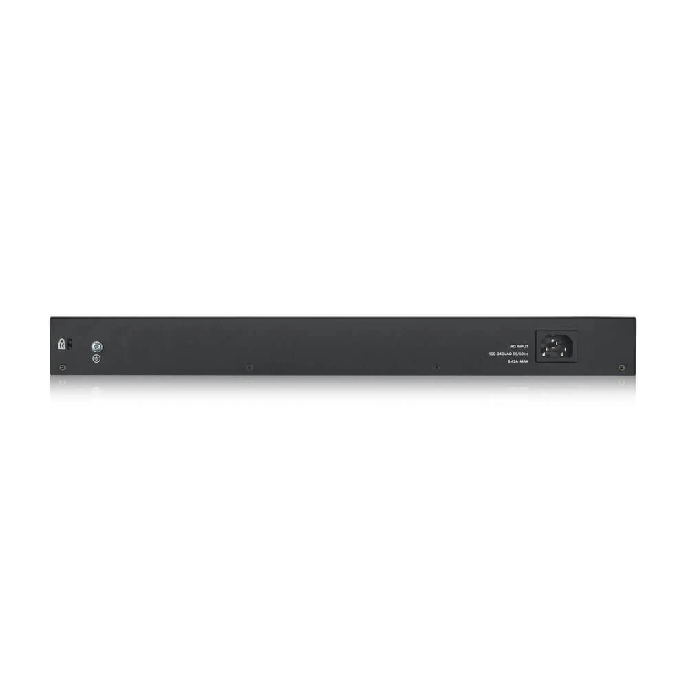 Šakotuvas ZYXEL GS1920-48HPV2, 50 prievadų išmanusis valdomas POE komutatorius, 48 gigabitų vario POE ir 4 gigabitų dviejų asmenų, hibridinis režimas, autonominis arba „Nebulaflex“ debesis, 375 vatų POE (5 metų garantija)