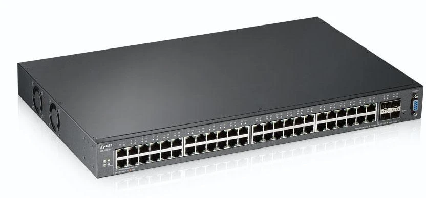 Šakotuvas ZYXEL XGS2210-52, 48 PORT GIGABIT L2 MANAGED SWITCH, 4X 10G