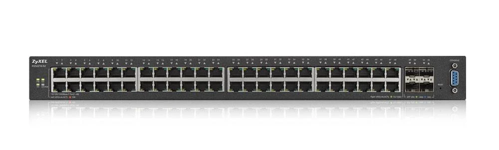 Šakotuvas ZYXEL XGS2210-52, 48 PORT GIGABIT L2 MANAGED SWITCH, 4X 10G