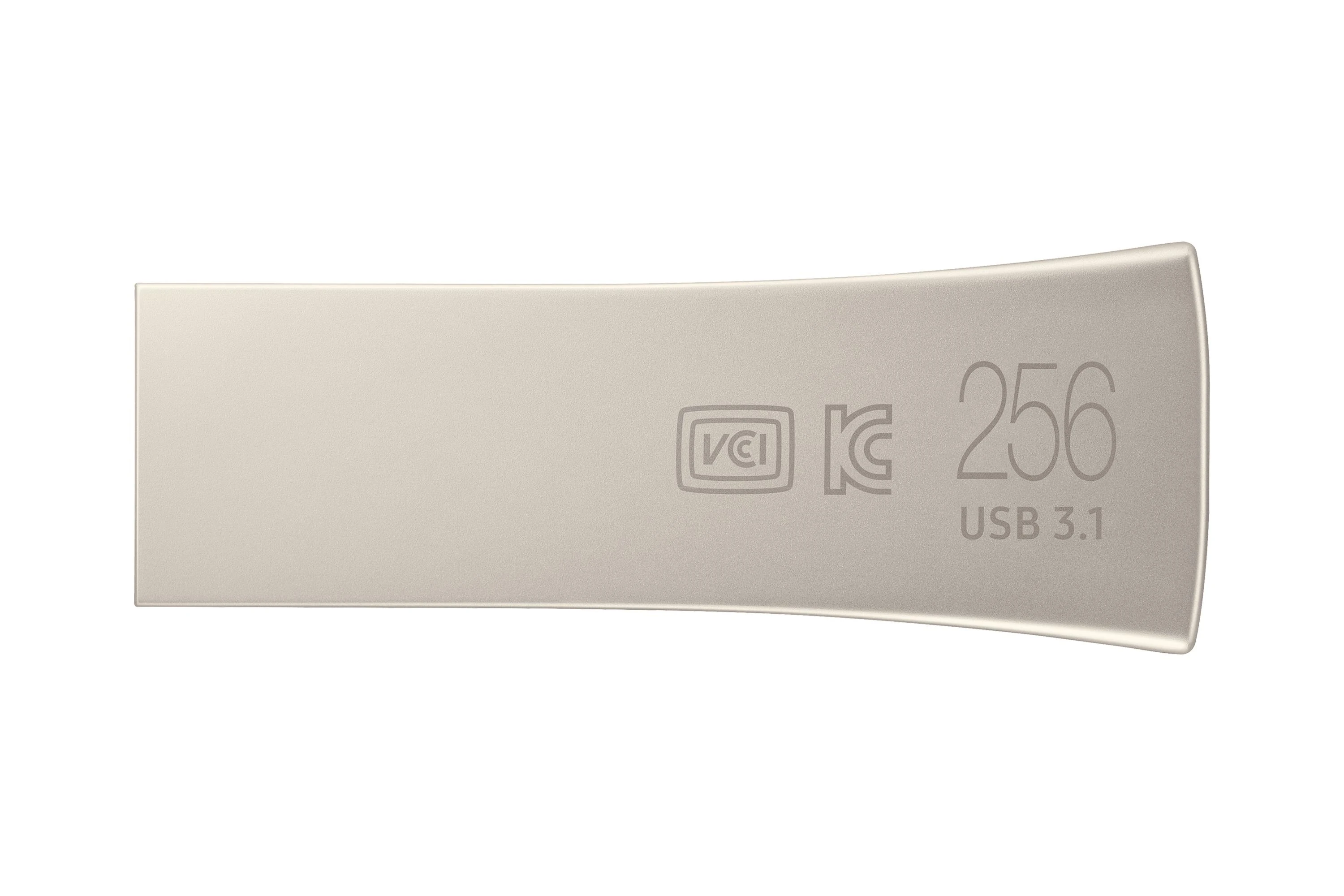 USB laikmena Samsung BAR Plus, 256 GB, Sidabrinės spalvos