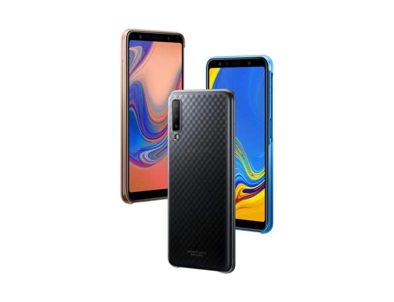 Samsung Galaxy A7 (2018) dėklas „Gradation“ (Mėlynas) AA750CLE 
