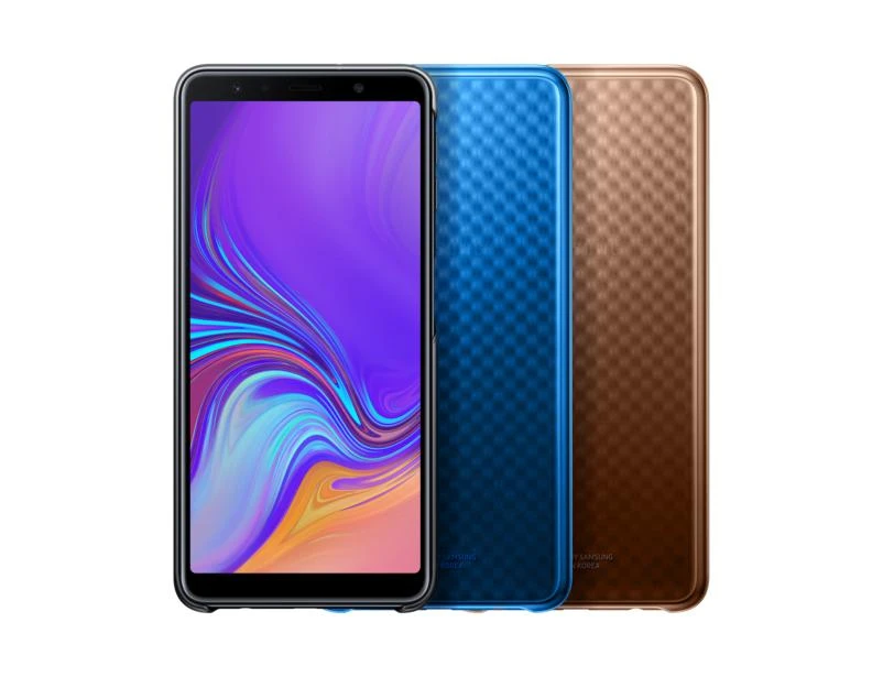 Samsung Galaxy A7 (2018) dėklas „Gradation“ (Mėlynas) AA750CLE 