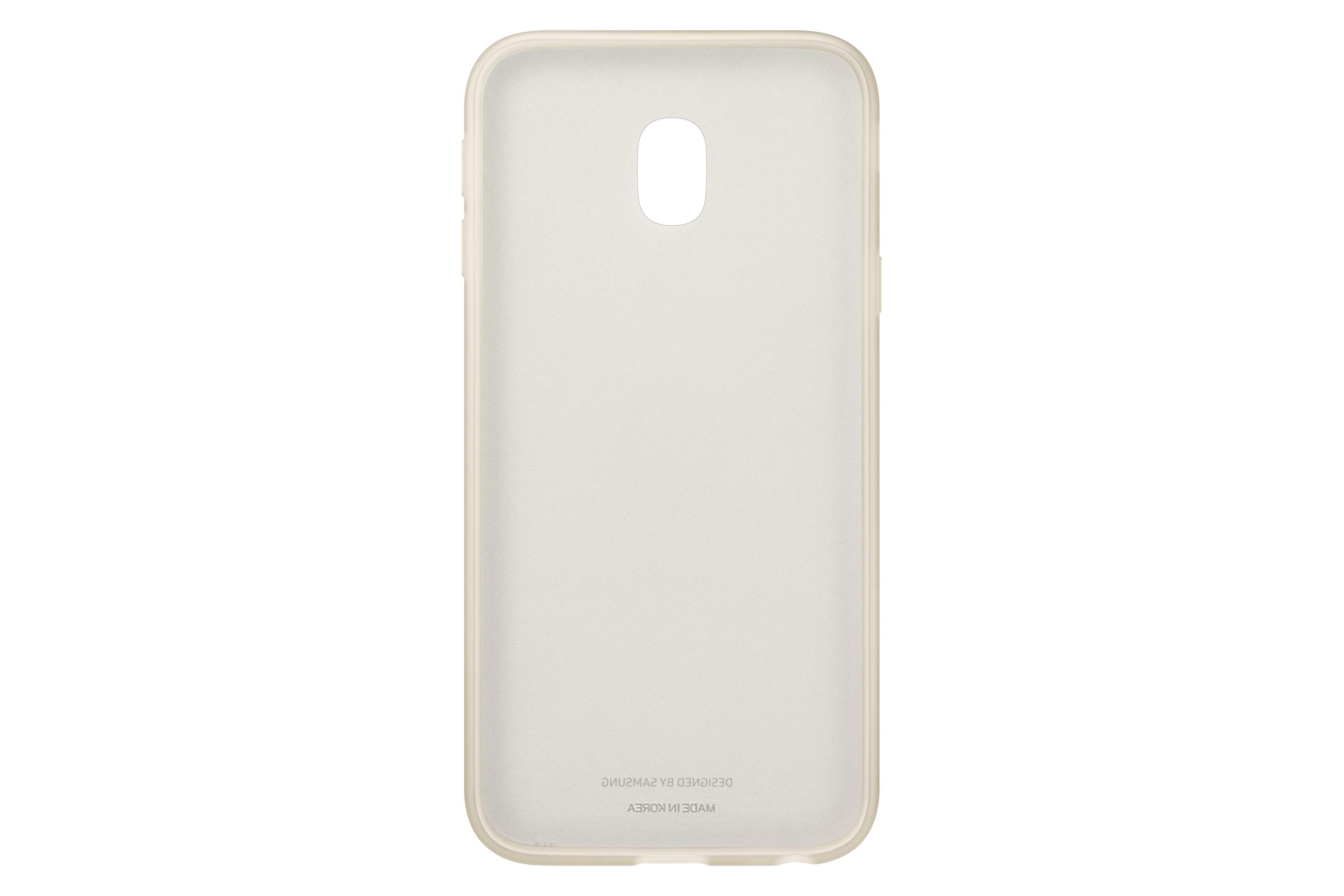 Samsung Galaxy J3 (2017) silikoninis dėklas (Auksinis) AJ330TFEG 