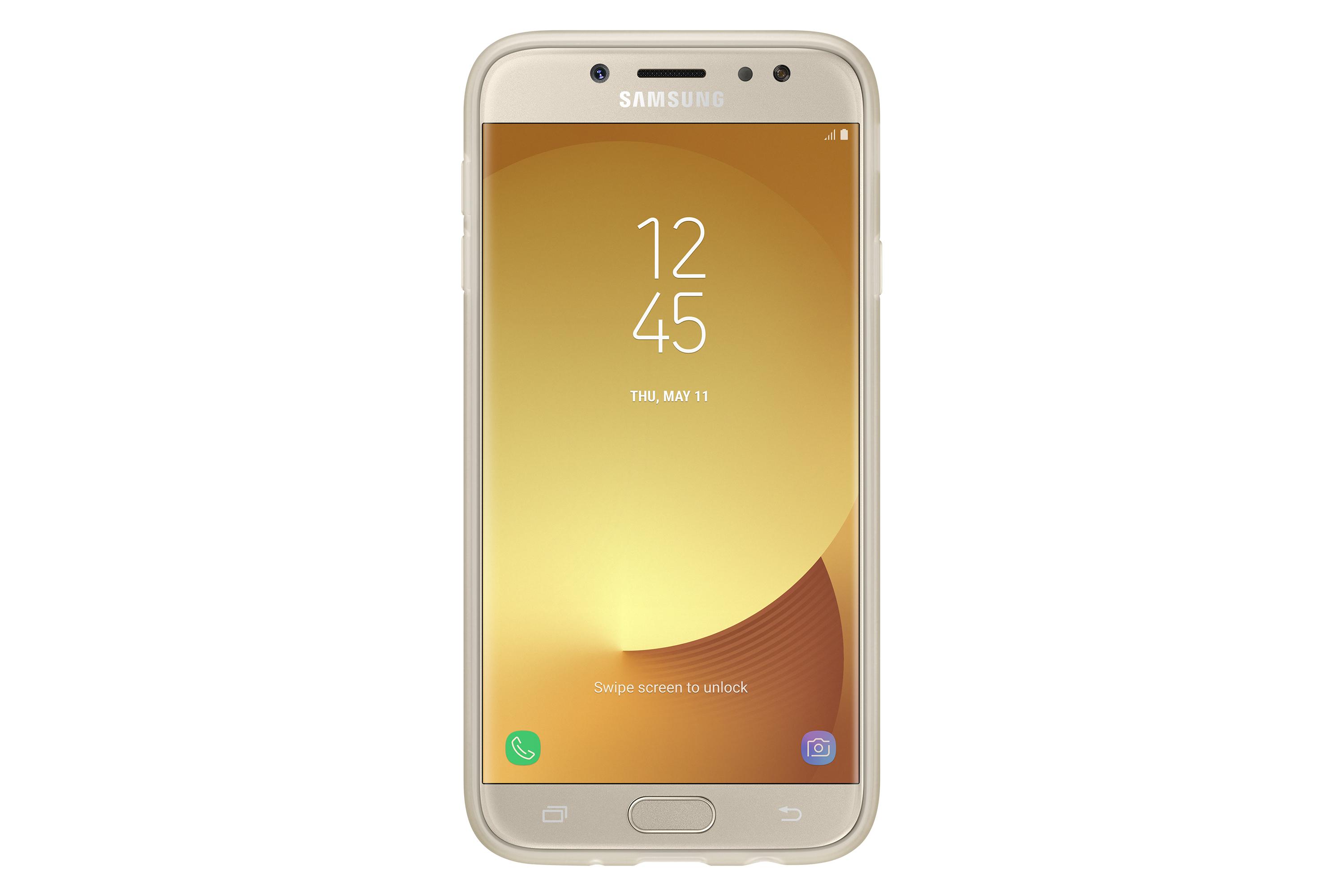 Samsung Galaxy J7 (2017) silikoninis dėklas (Auksinis) AJ730TFEG 