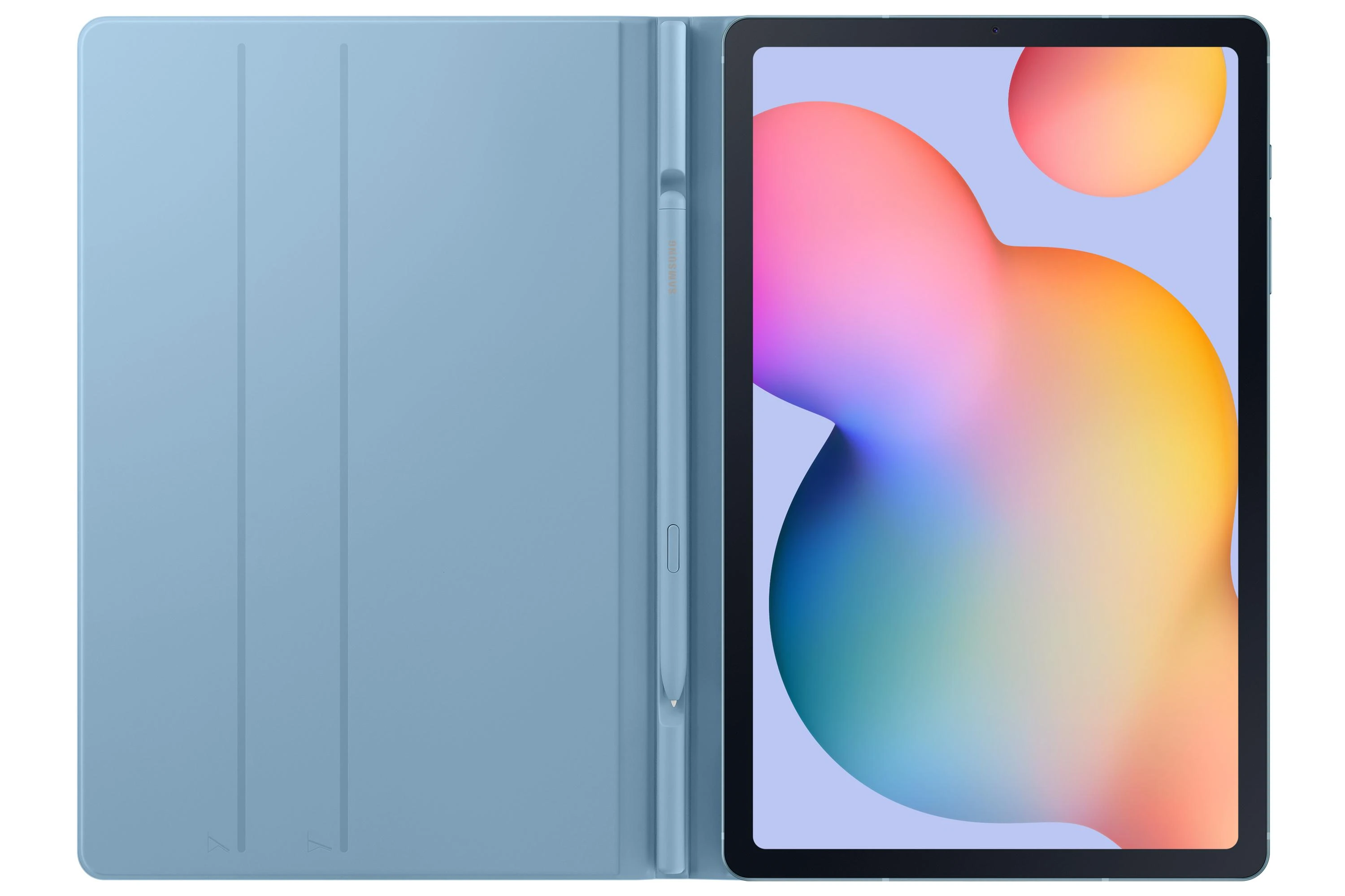 Samsung Galaxy Tab S6 Lite Atverčiamas Dėklas Mėlynas