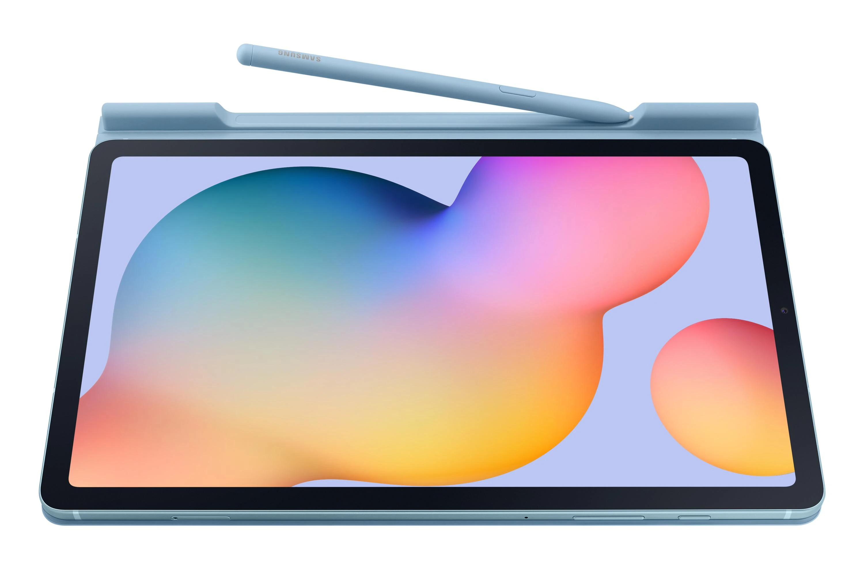 Samsung Galaxy Tab S6 Lite Atverčiamas Dėklas Mėlynas
