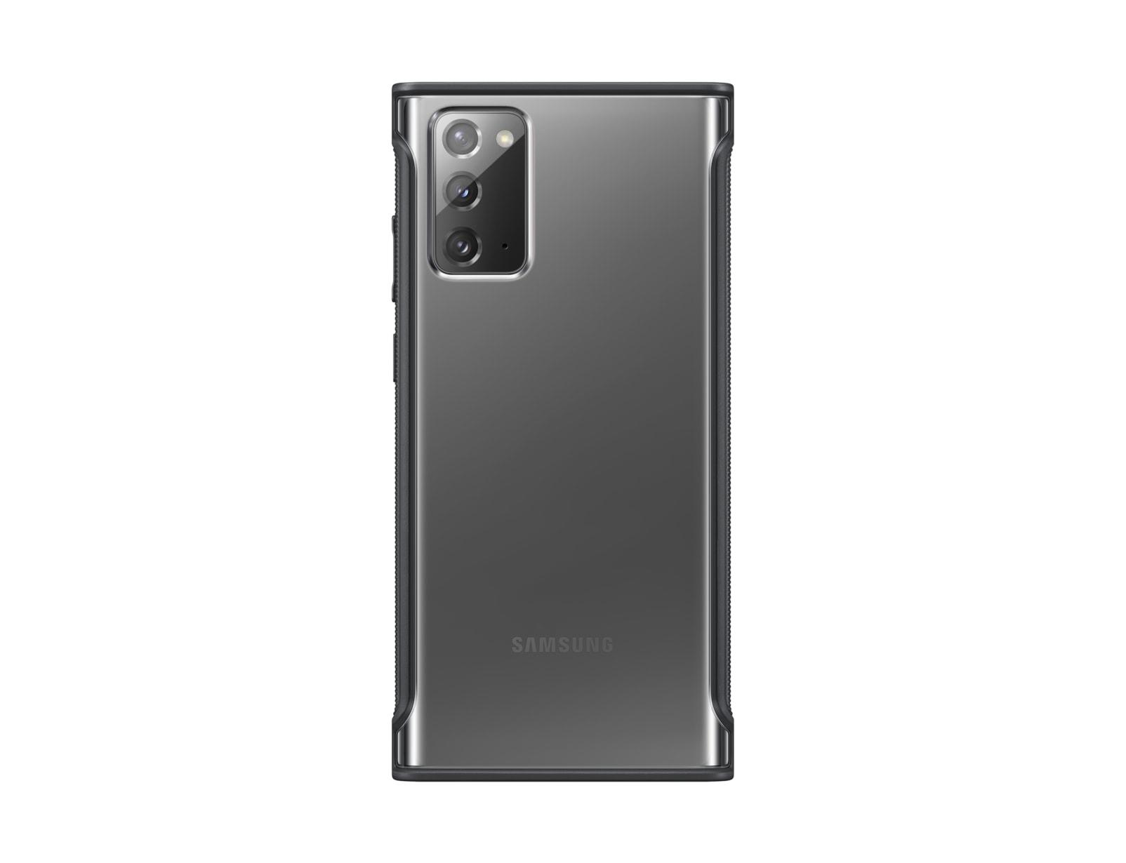 Dėklas Skaidrus apsauginis dangtelis, skirtas Samsung Galaxy Note 20/ Note 20 5G (Juodas)