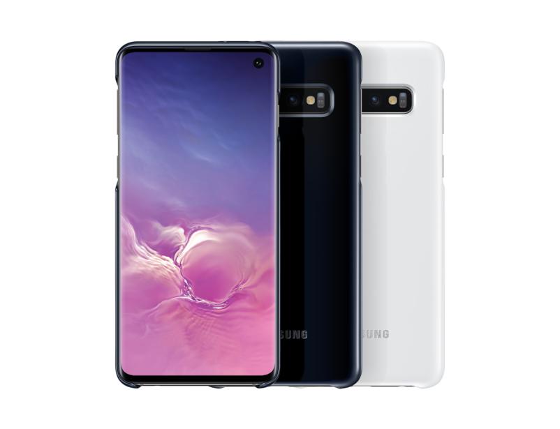 Samsung KG973CBE NFC powered LED dėkliukas skirtas Galaxy S10 (Juodas)
