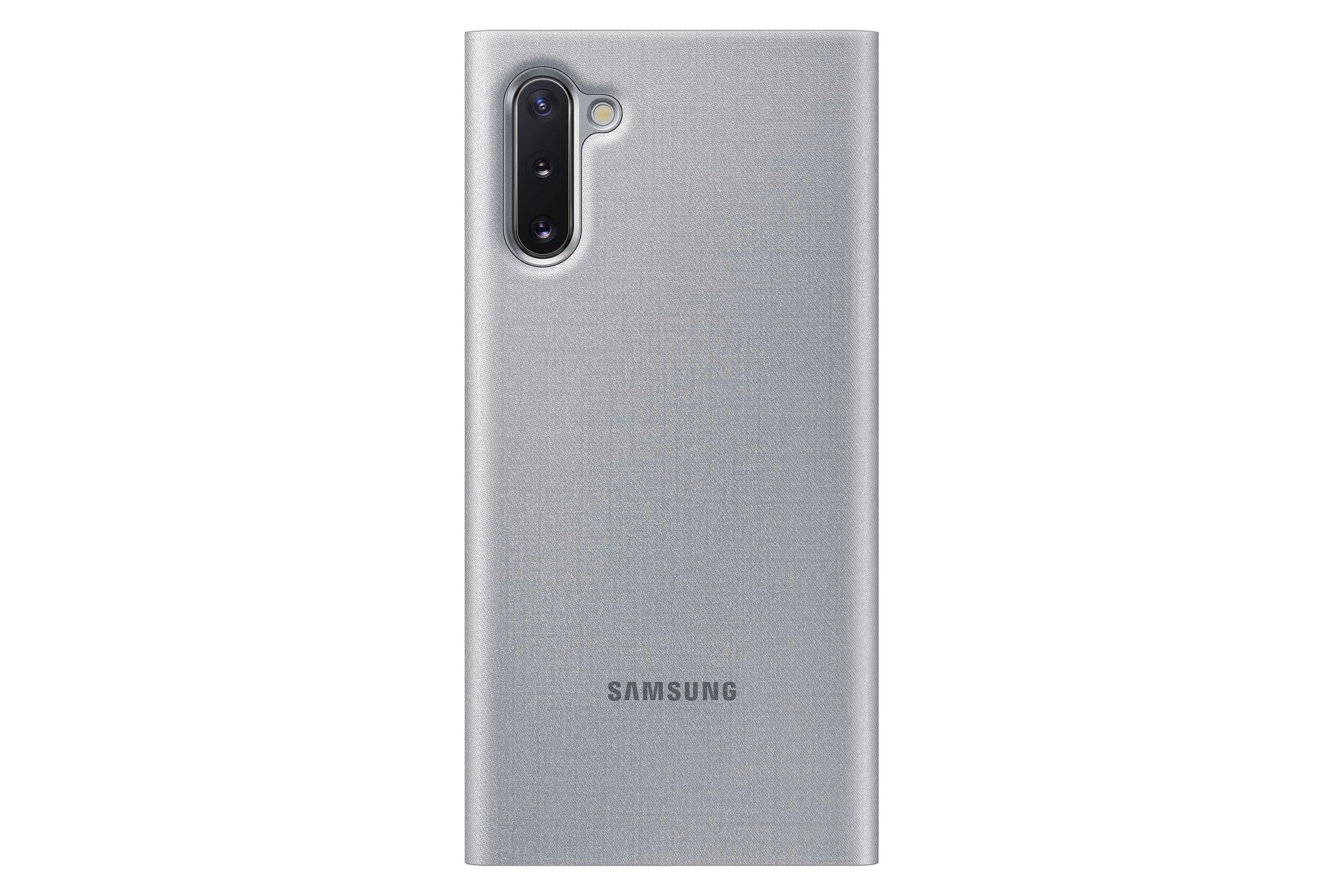 Samsung Galaxy Note10 LED View dėklas (Sidabrinis) NN970PSE 