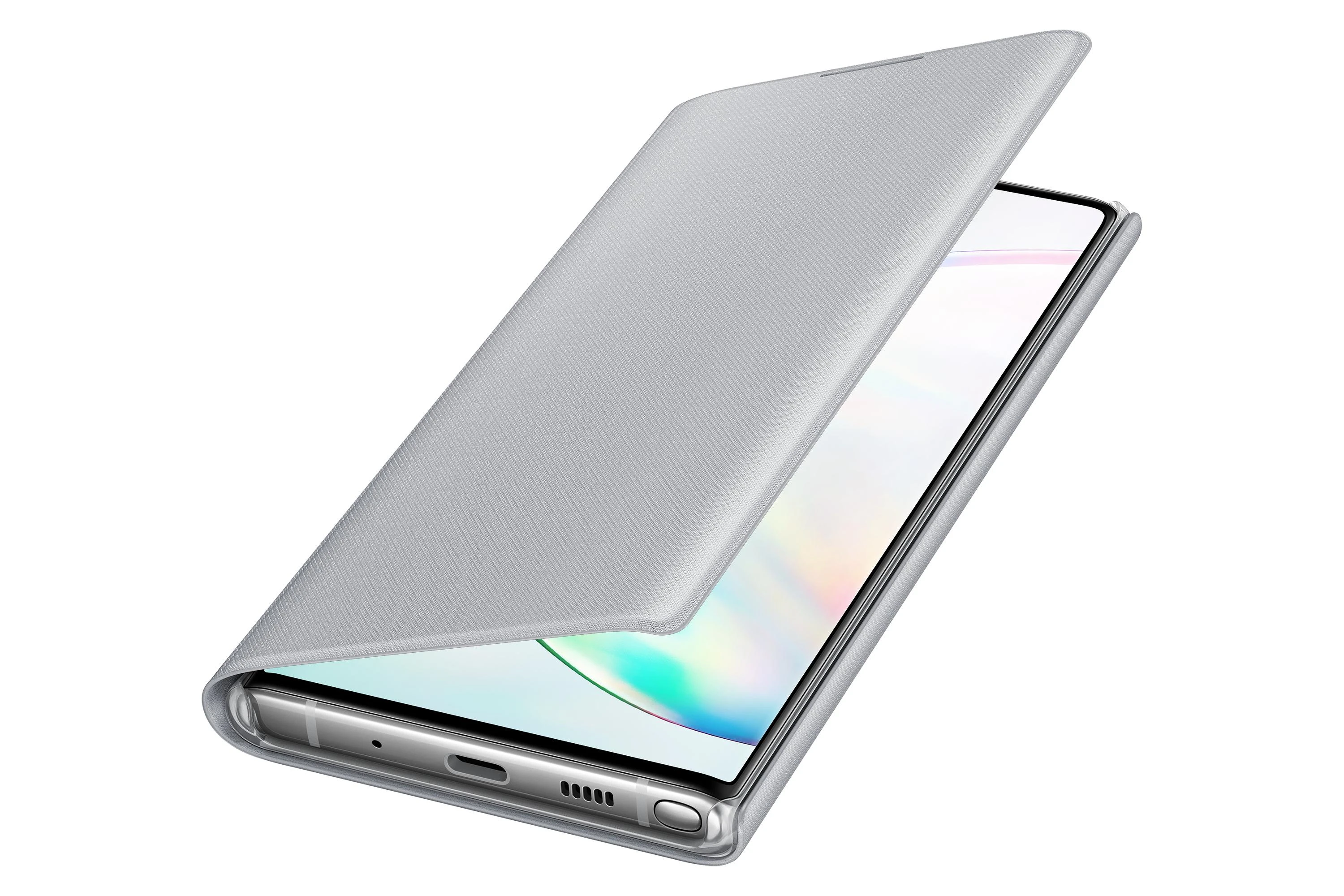 Samsung Galaxy Note10 LED View dėklas (Sidabrinis) NN970PSE 
