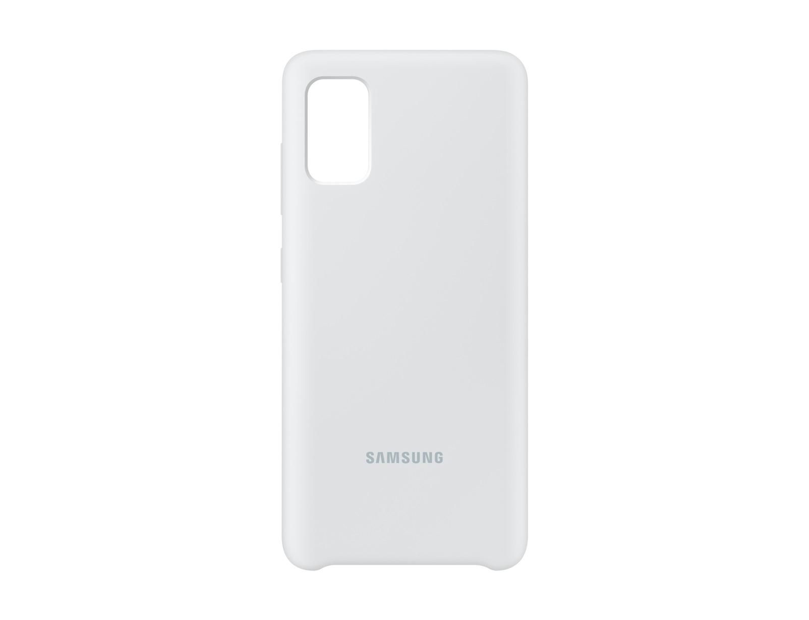 PA415TWE Silikoninis dėklas skirtas Samsung Galaxy A41 (Baltas)