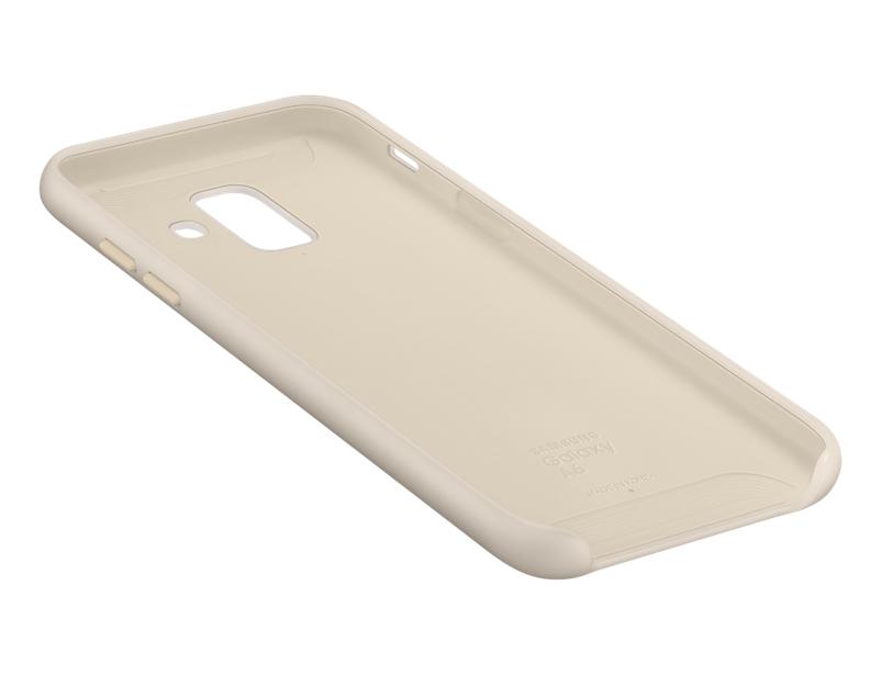 Samsung Galaxy A6 dėklas Dual Layer (Auksinis)