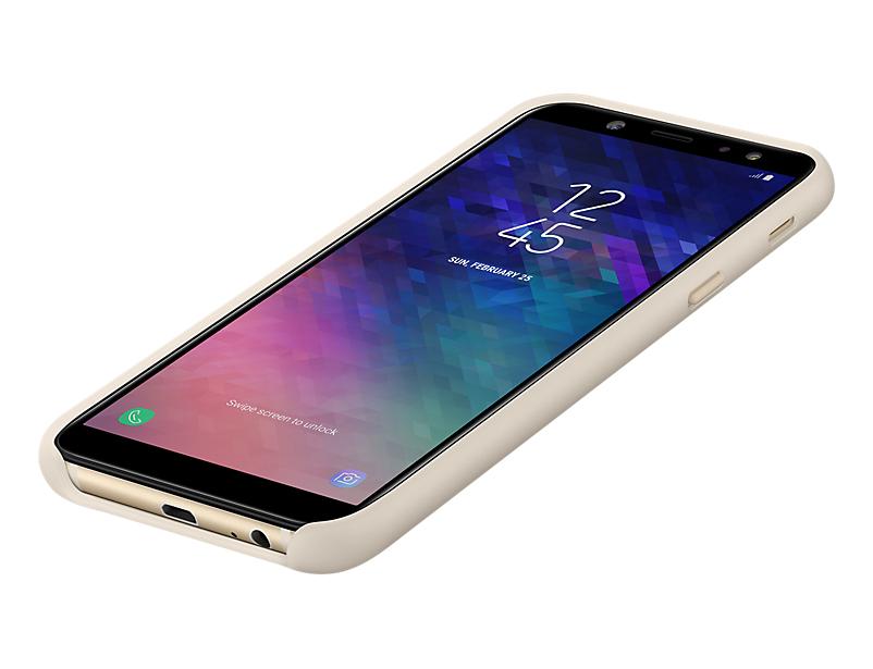 Samsung Galaxy A6 dėklas Dual Layer (Auksinis)