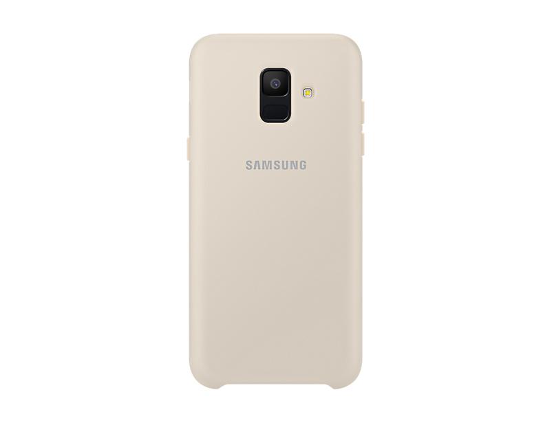 Samsung Galaxy A6 dėklas Dual Layer (Auksinis)