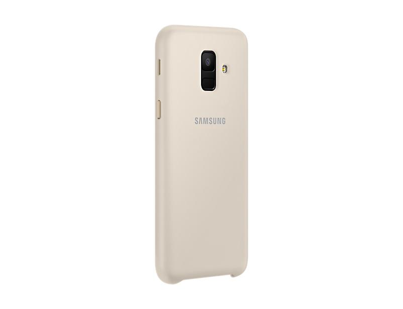 Samsung Galaxy A6 dėklas Dual Layer (Auksinis)