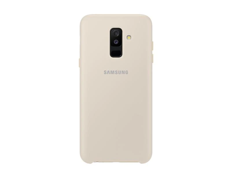 Samsung Galaxy A6+ (2018) dėklas Dual Layer (Auksinis) PA605CFE 