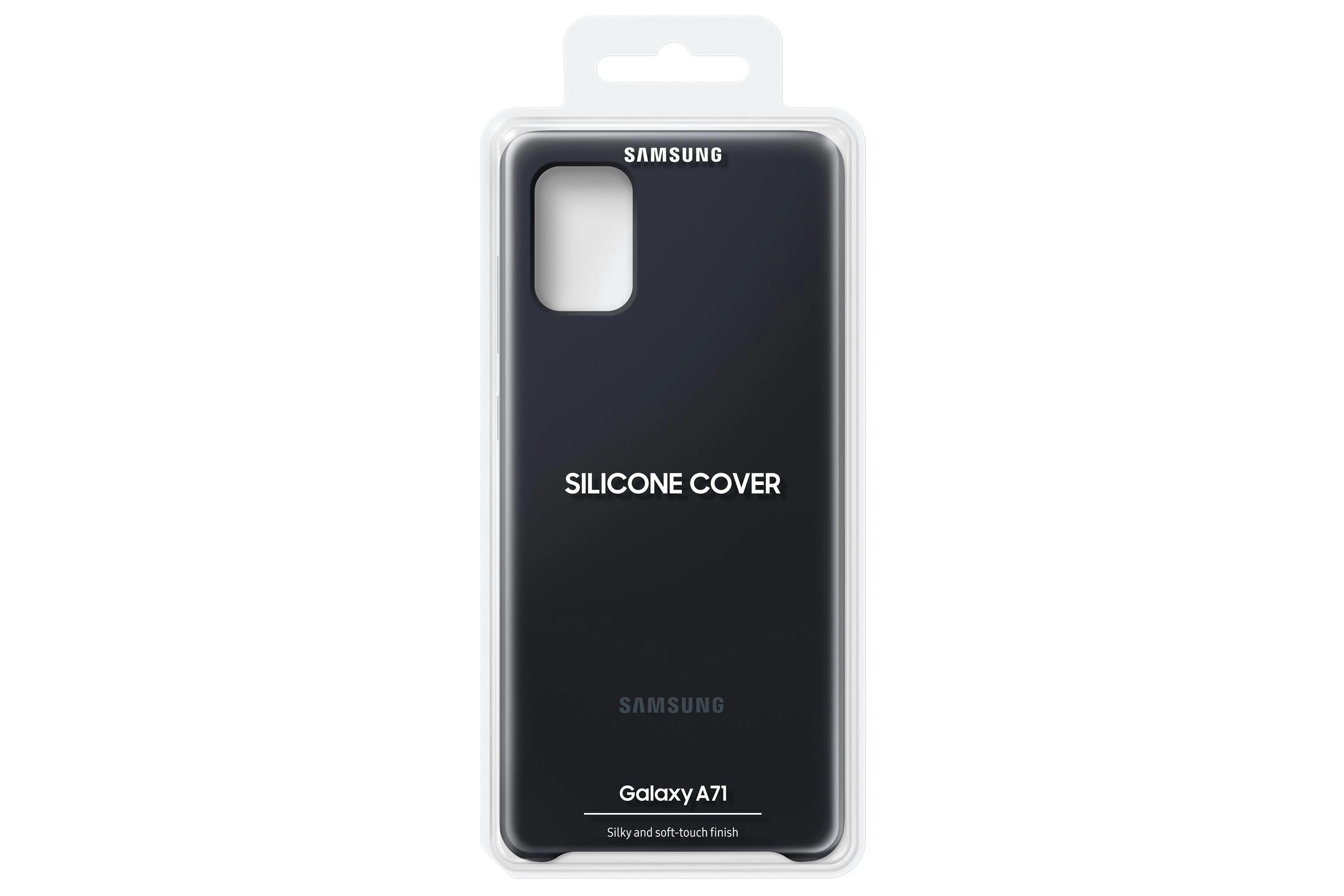 Dėklas Samsung Galaxy A71 Silikoninė Nugarėlė Juoda