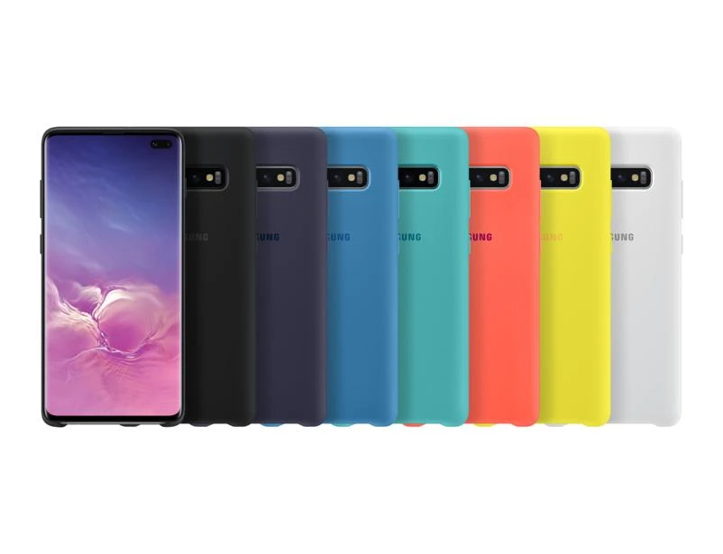 Samsung PG975TNE Silikoninis dėklas skirtas Galaxy S10+ (Tamsiai mėlynas)