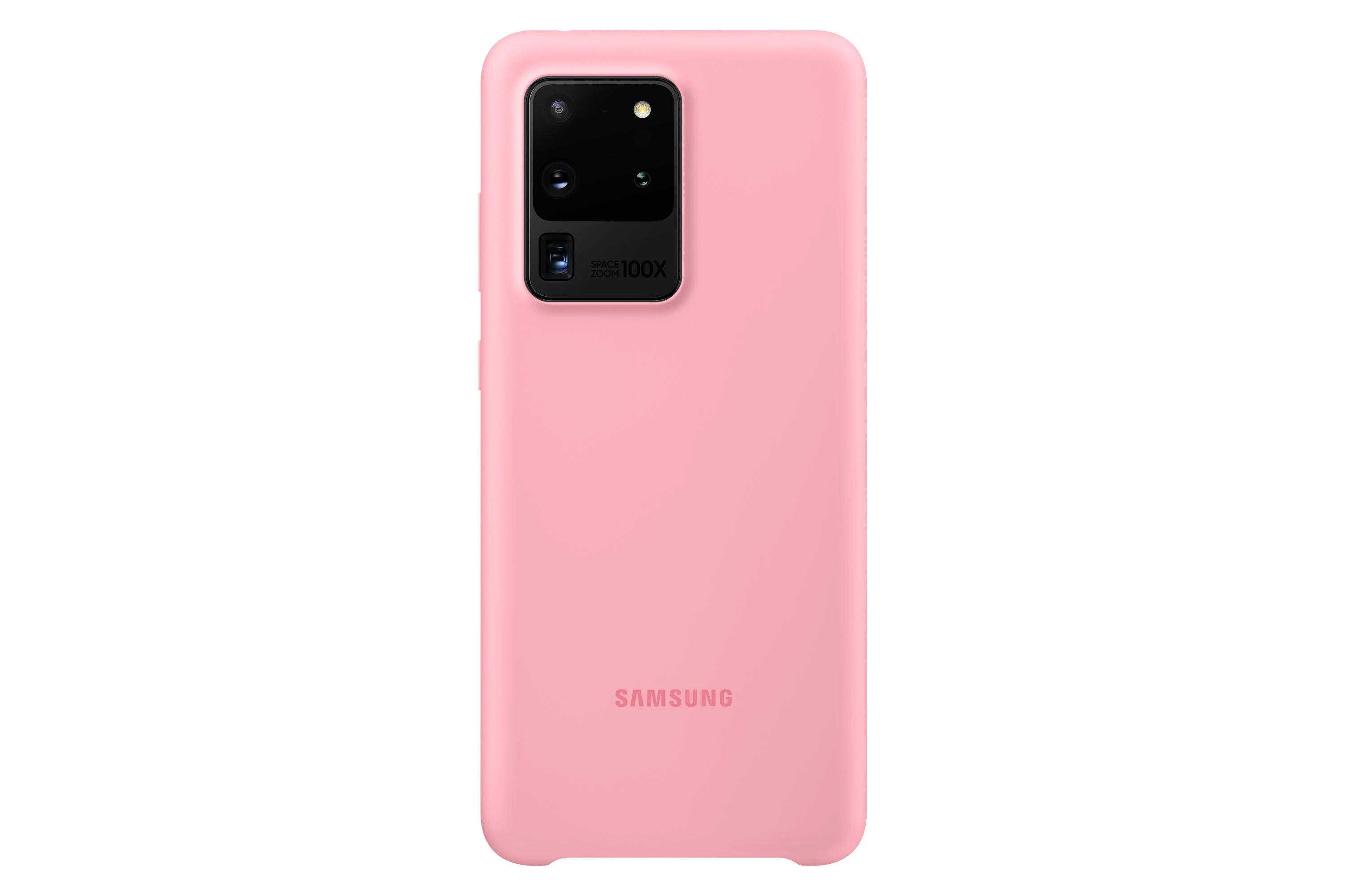 Dėklas Samsung Galaxy S20 Ultra Silikoninė Nugarėlė Rožinė