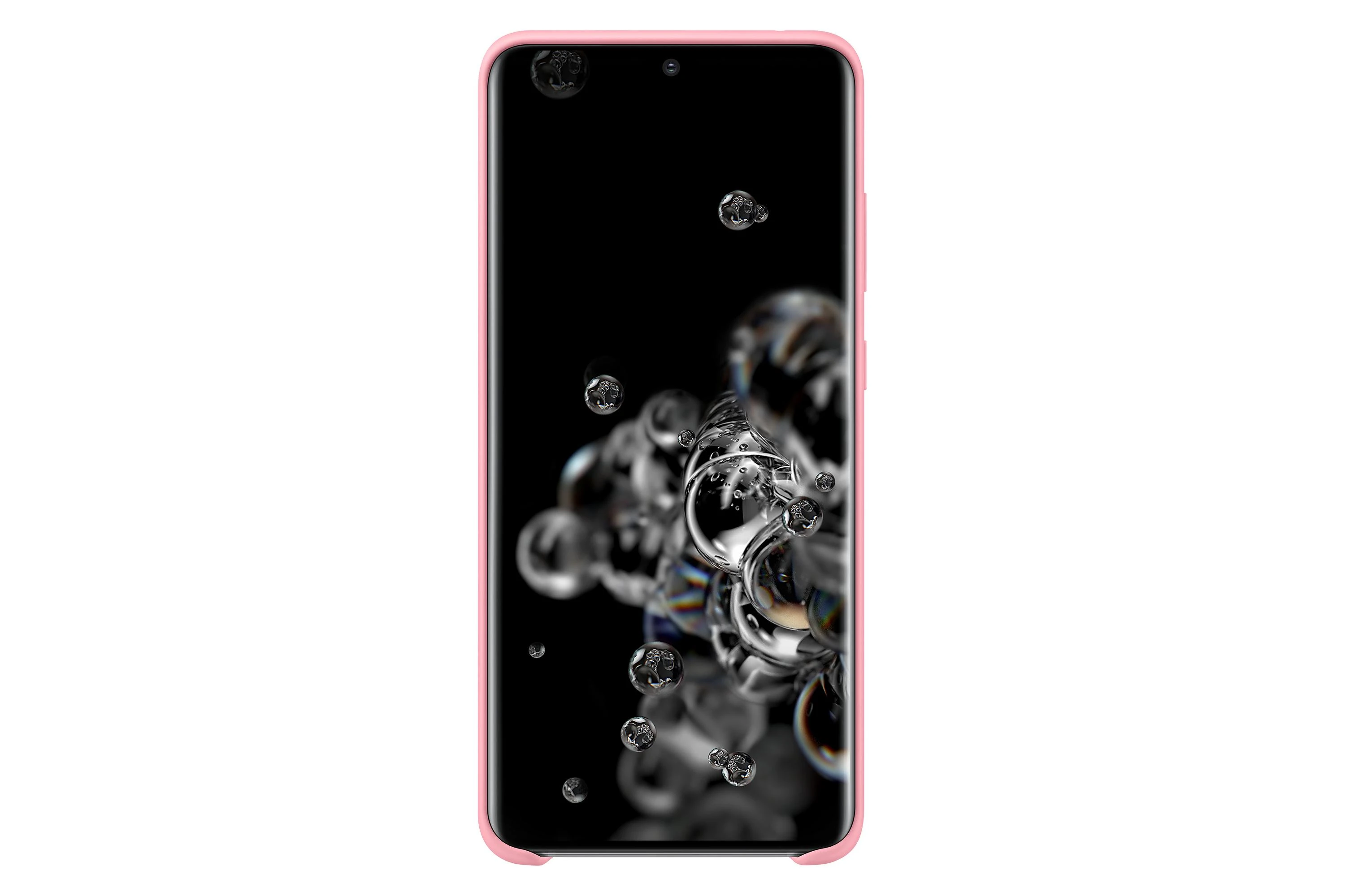 Dėklas Samsung Galaxy S20 Ultra Silikoninė Nugarėlė Rožinė