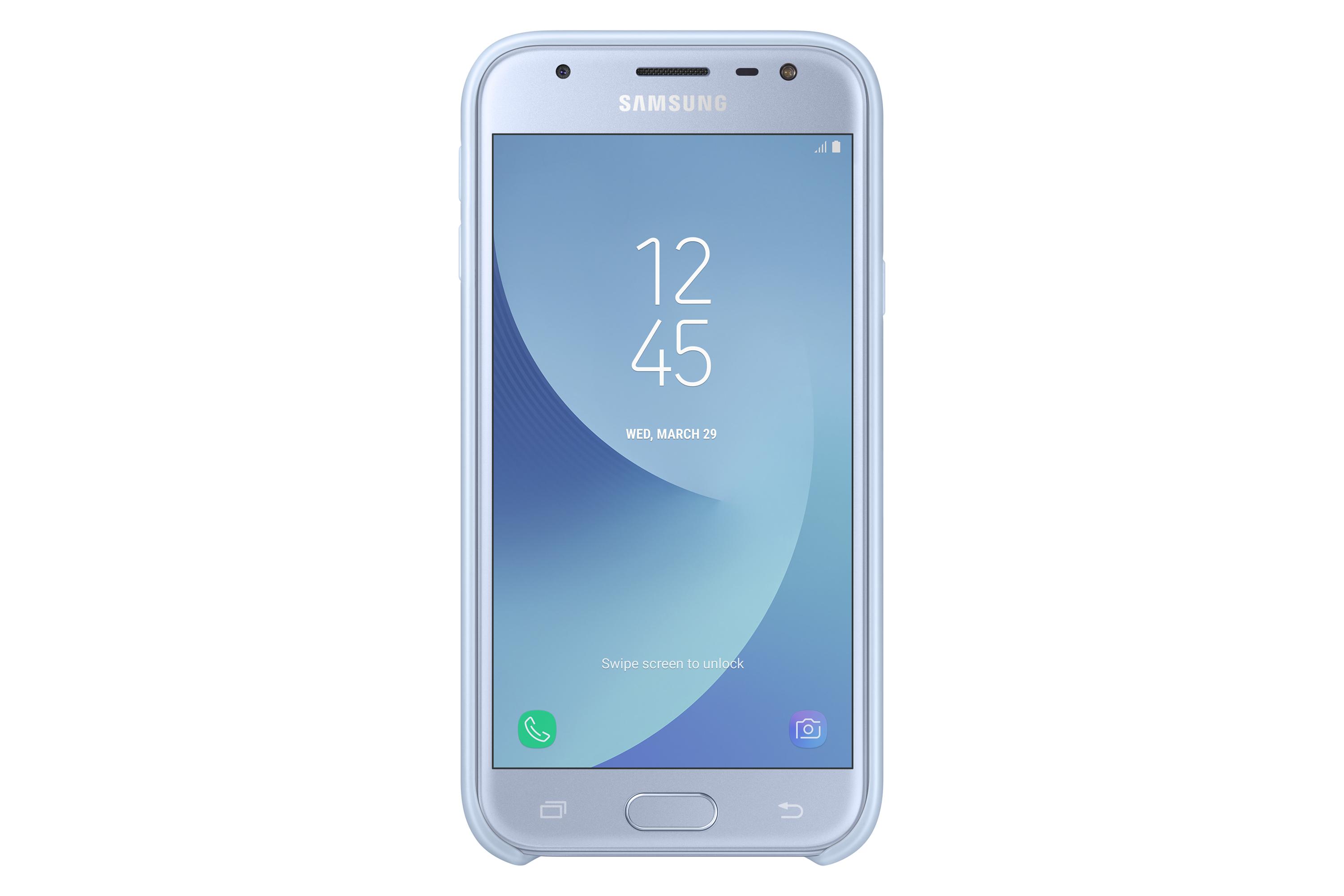 Samsung Galaxy J3 (2017) dviejų sluoksnių dėklas (Mėlynas) PJ330CLEG 