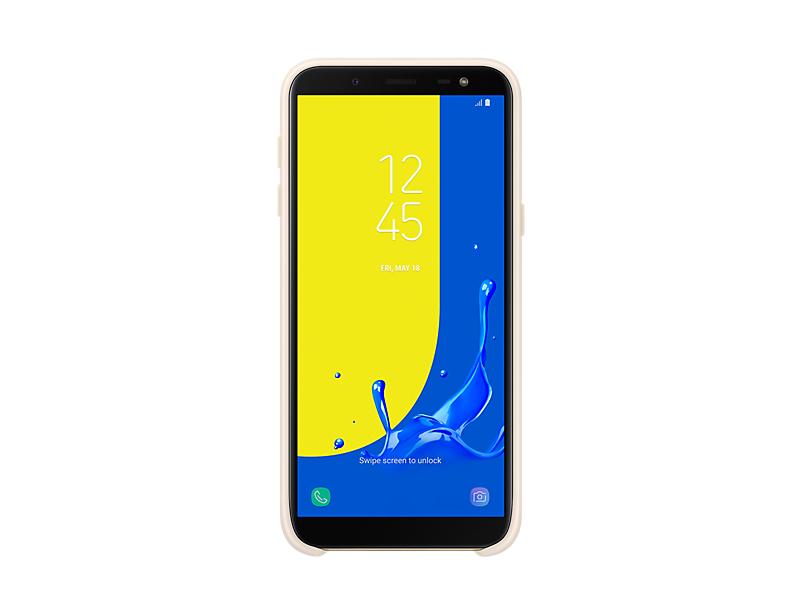 Galaxy J6 dviejų sluoksnių dėklas (Auksinis)